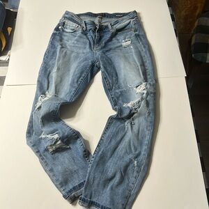 Judy Blue Los Angeles size 5/27 distressed boyfriend fit jeans